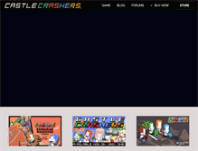 Tablet Screenshot of castlecrashers.com